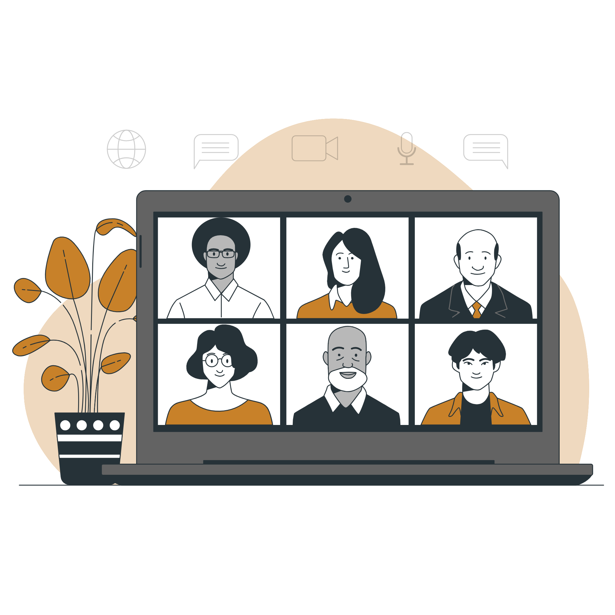 Remote meeting-bro